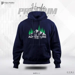 Gold And White Design Hoodie